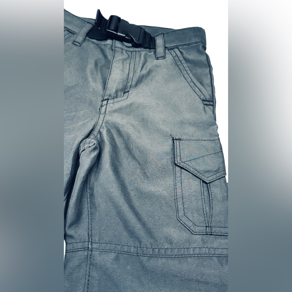 Tony Hawk dark Gray Cargo Pants with Belt (Size 2T) - Picture 2 of 6